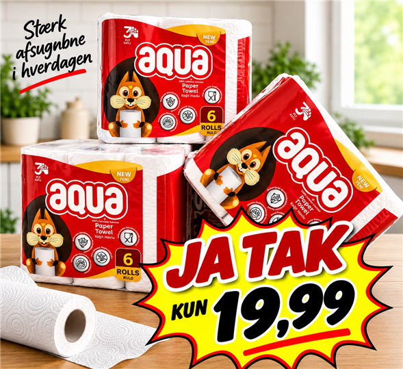 3-lags køkkenrulle