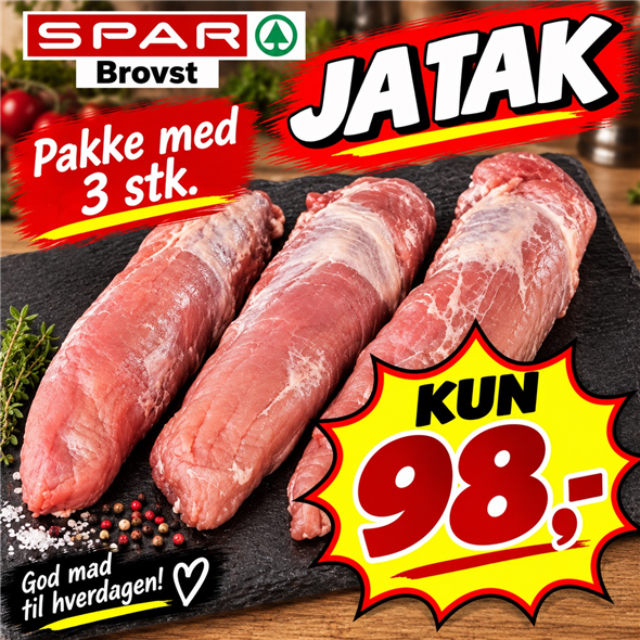 Svinemørbrad 3-pak