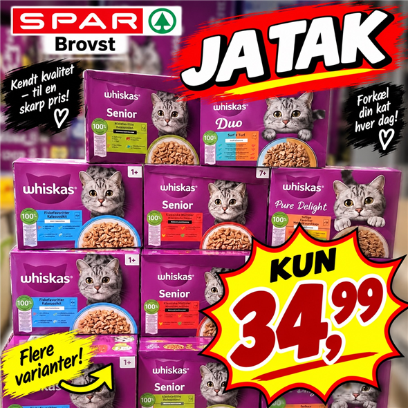 Whiskas meny bokse