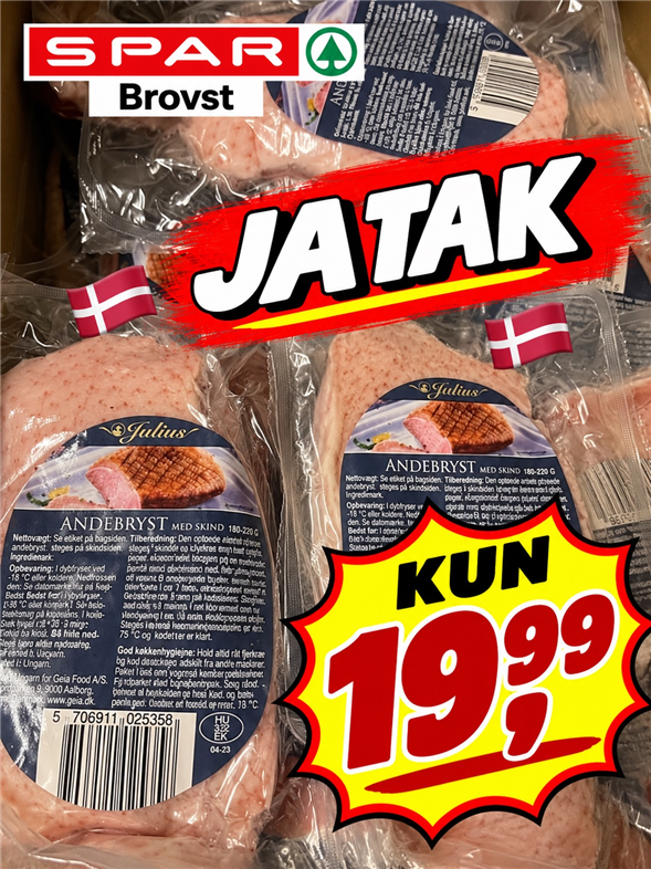 Andebryst