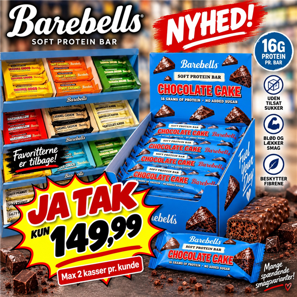 Barebells proteinbar 12x55g