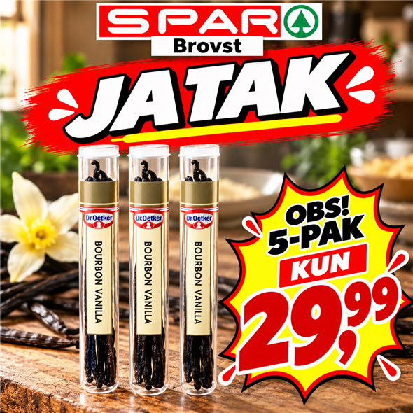 VANILJESTÆNGER 5-PAK